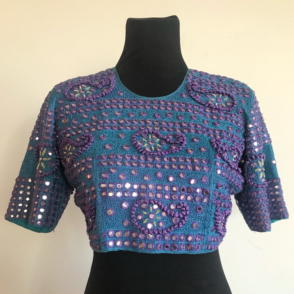 NWT Urban Outfitters/PUR Embroidered Crop Top
